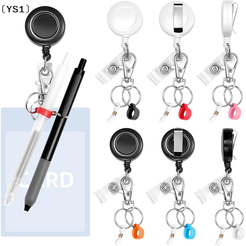 Penn Reel Fierce - 〔YS1〕Porte-clés rétractable pour stylo, porte-badge, porte-carte