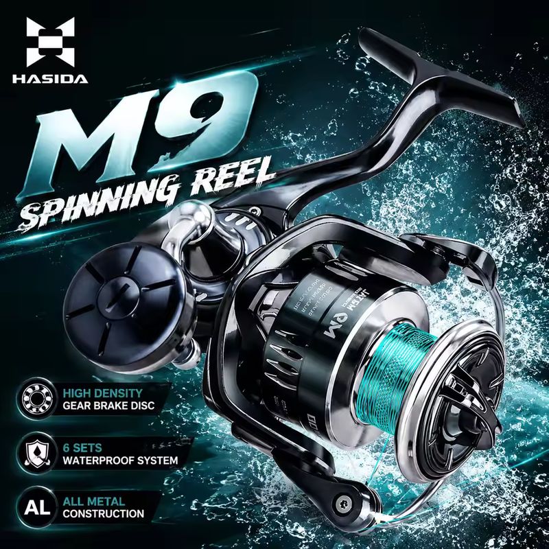 Moulinet de pêche HASIDA M9, e - Trolling Reel avis et prix