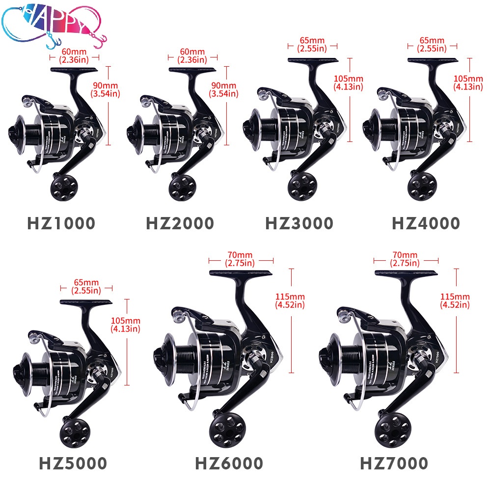 Moulinet de pêche spinning en  - Spinning Reel avis et prix